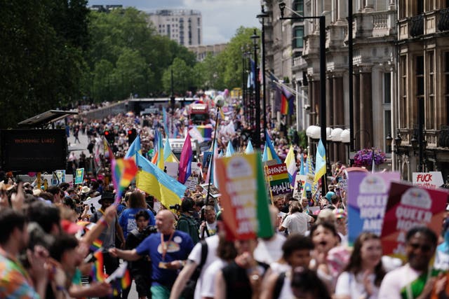 Pride in London parade 2023