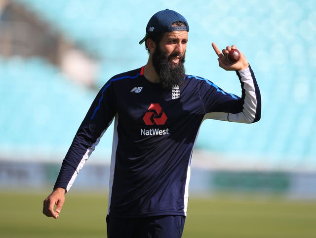 Moeen Ali was among the England players past and present to pay tribute to Alastair Cook
