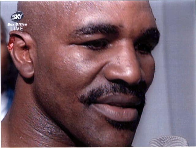 BOXING Holyfield’s ear