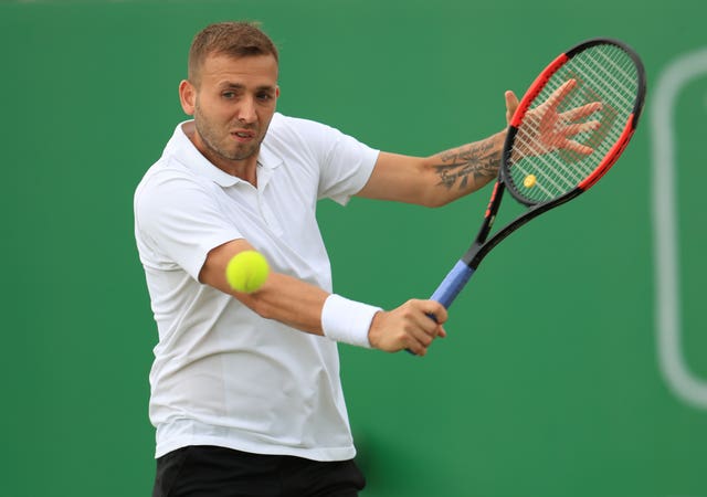Dan Evans was knocked out of Wimbledon qualifying by Matthias Bachinger