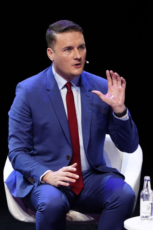 Health Secretary Wes Streeting 