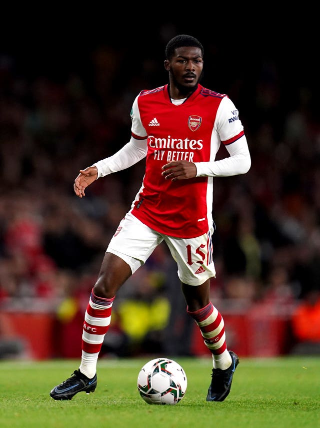 Arsenal’s Ainsley Maitland-Niles during the Carabao Cup Fourth Round match at the Emirates Stadium, London