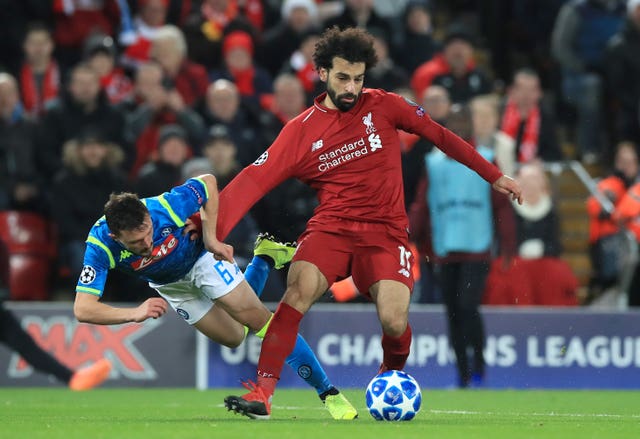 Mohamed Salah gave Liverpool the lead