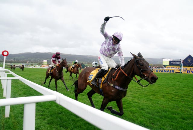 Cheltenham Festival 2024 – St Patrick’s Thursday – Cheltenham Racecourse