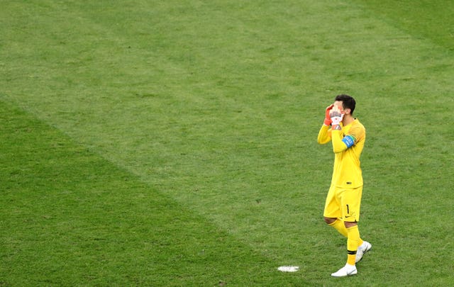 France goalkeeper Hugo Lloris was on the end of one of the most embarrassing moments of the World Cup - which happened in the final.
