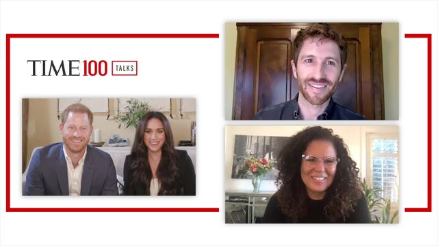Duke and Duchess of Sussex on TIME100 Talks