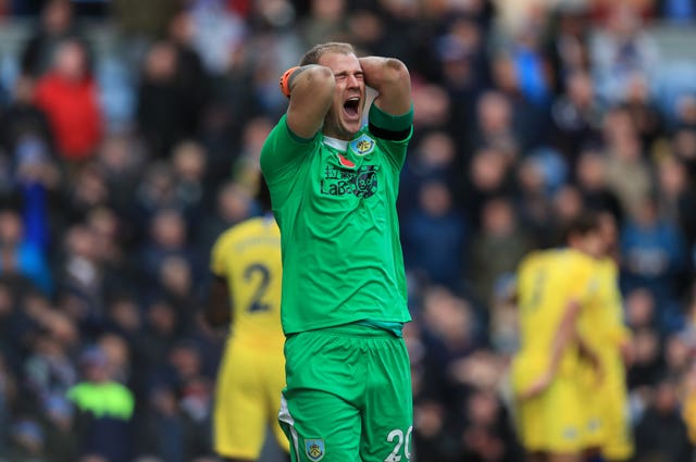 Burnley goalkeeper Joe Hart 