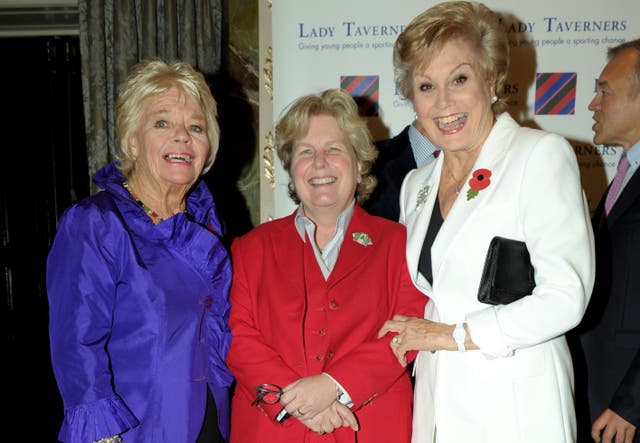 Judith Chalmers and friends