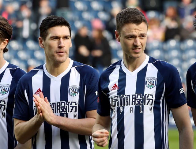 Gareth Barry (left) and Jonny Evans were two of the players involved in the incident in Spain (Nick Potts/PA)