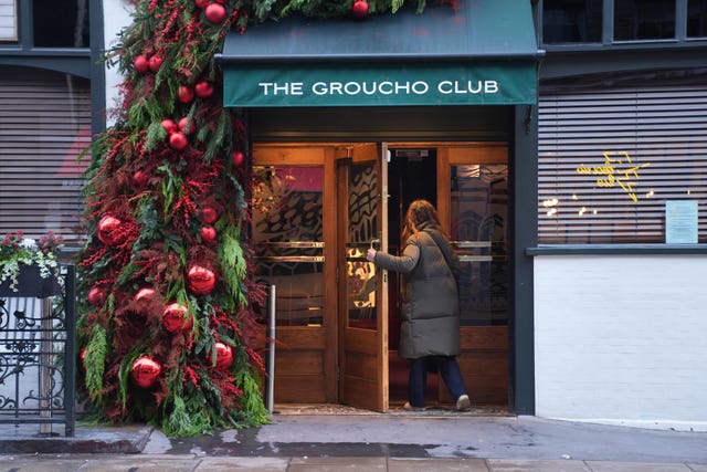 The Groucho Club in Soho 