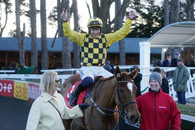 State Man and jockey Paul Townend after winning the Matheson Hurdle
