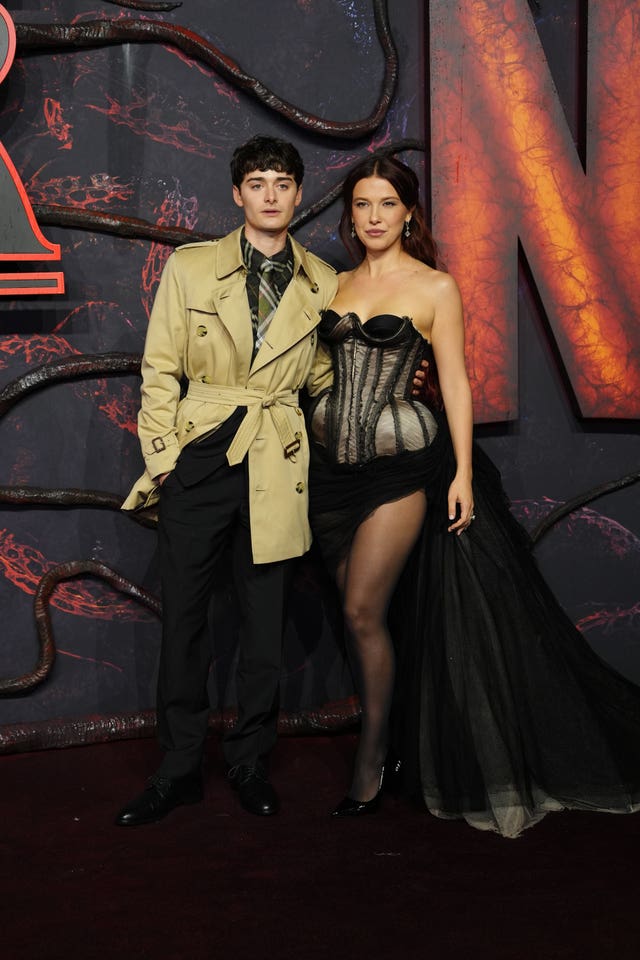 Noah Schnapp and Millie Bobby Brown