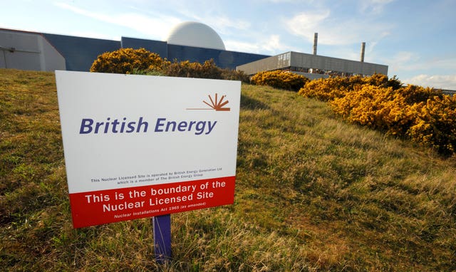 Sizewell B nuclear power station in Suffolk