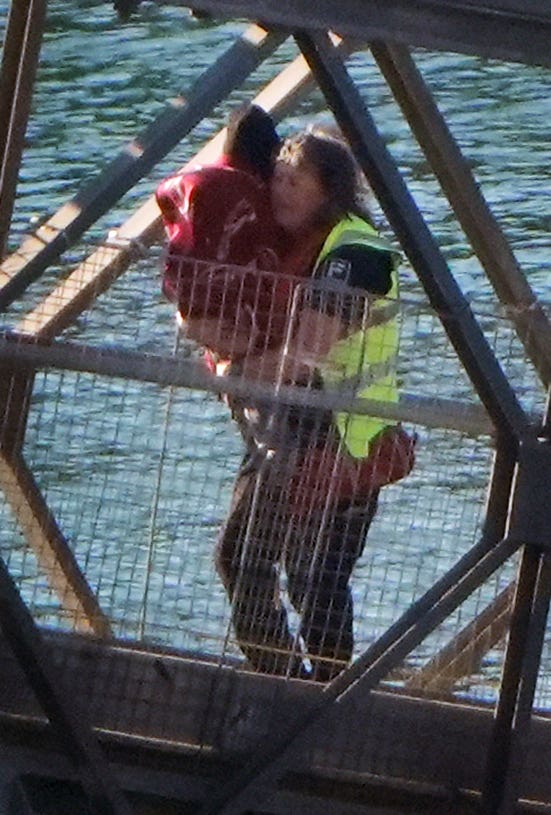 Migrants are brought to Dover