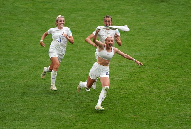 Chloe Kelly did not undersell her celebrations after netting the winning goal in extra time