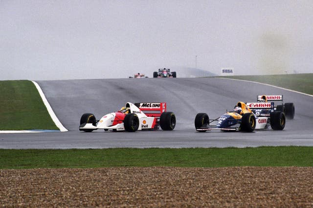 Ayrton Senna (left) enjoyed considerable success under Dennis at McLaren