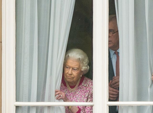 The Queen at Buckingham Palace