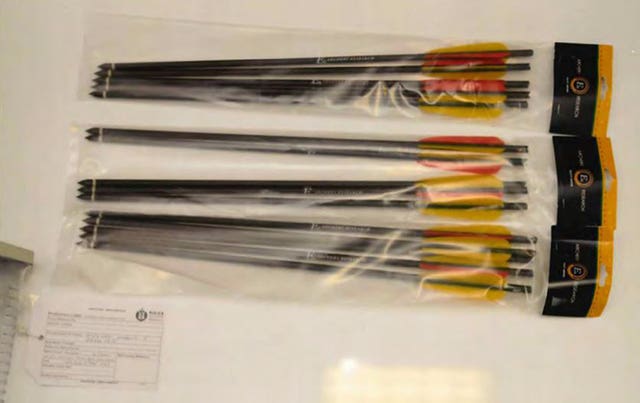 Crossbow arrows