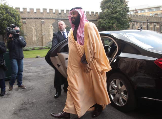 Mohammed bin Salman visit to UK