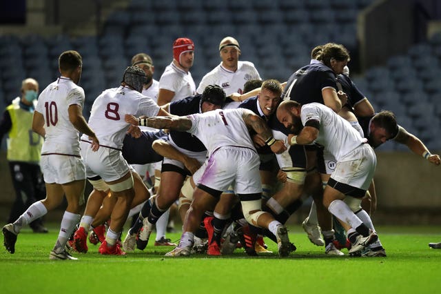 Georgia lost 48-7 to Scotland last month