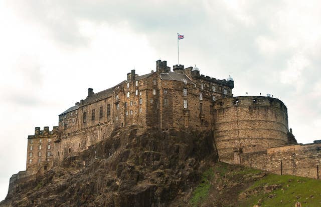 Edinburgh Castle stock