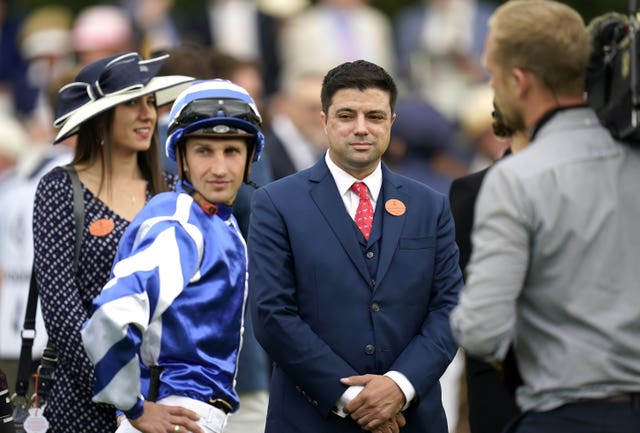 Christopher Head (centre) will saddle Big Rock in the Prix du Moulin de Longchamp 