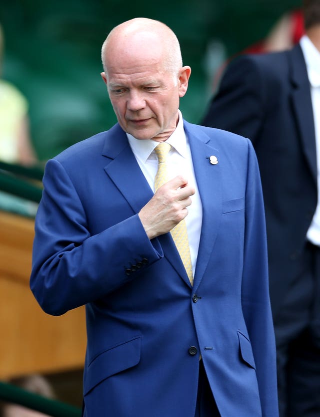 Lord Hague said organisations such as the WI must accept that people changing gender is 