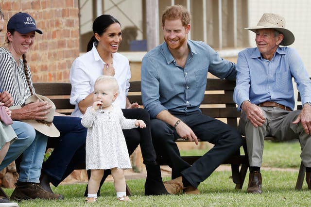 Harry and Meghan meet toddler Ruby