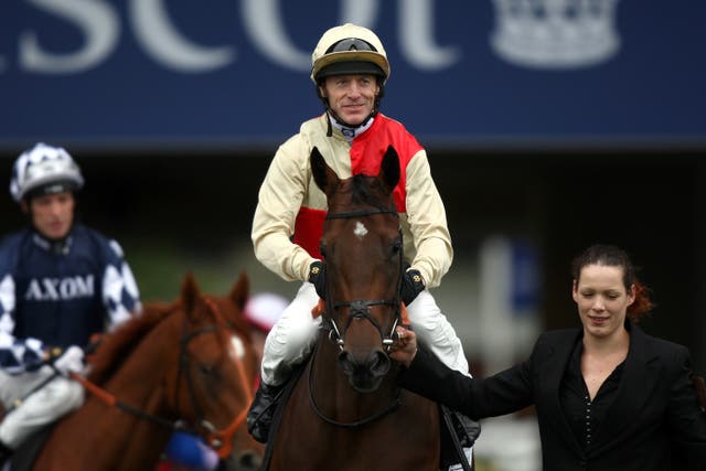 Kieren Fallon was banned from racing for 18 months by France Galop after testing positive for a banned substance in 2007
