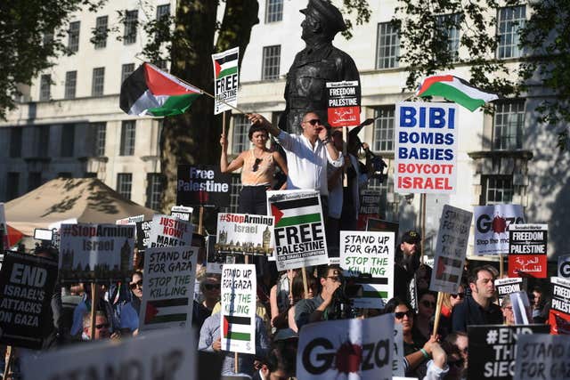 Protest in London