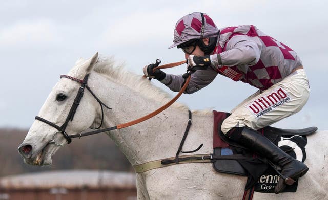 Smad Place winning the Hennessy Gold Cup, now known as the Ladbrokes Trophy