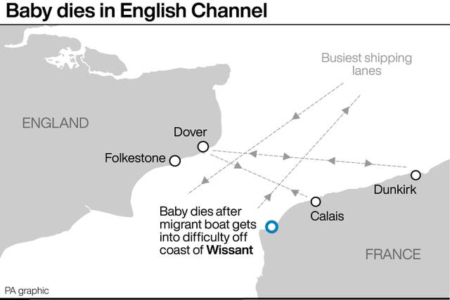 Locator map of where the baby died