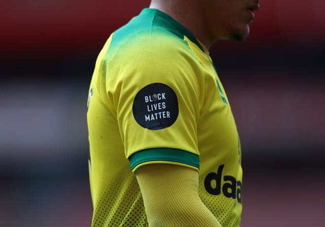 The Black Lives Matter logo has been displayed on every Premier League shirt since the resumption