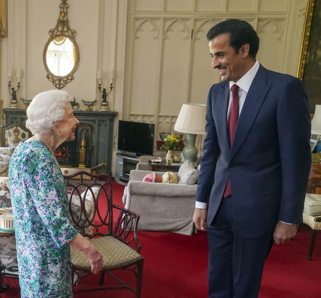 Emir of Qatar visits UK