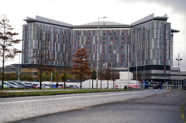 Exterior view of the Queen Elizabeth University Hospital