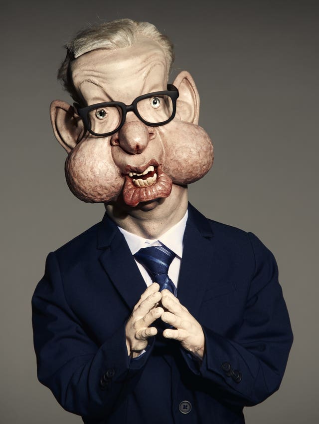 A Michael Gove Spitting Image puppet 