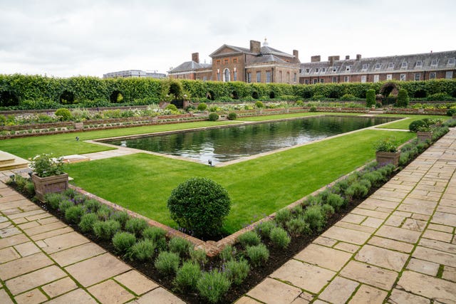 The redesigned Sunken Garden at Kensington Palace 