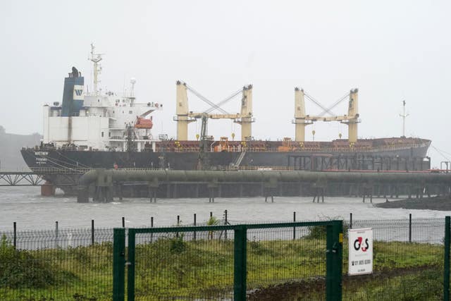 Drugs seizure on cargo ship