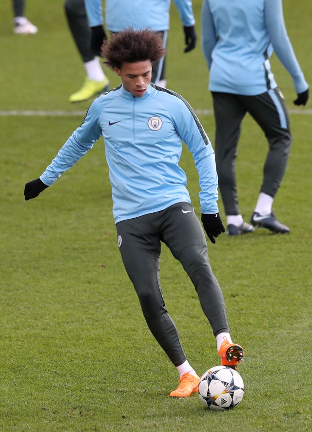 Sane, who was recently ruled out for up to seven weeks, played an active part in Monday's training session
