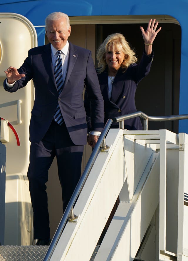 US President Joe Biden and First Lady Jill Biden