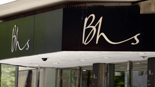 BHS shop front