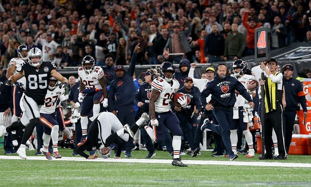 The Chicago Bears and the Oakland Raiders went head to head in the NFL International Series at Tottenham Hotspur Stadium.