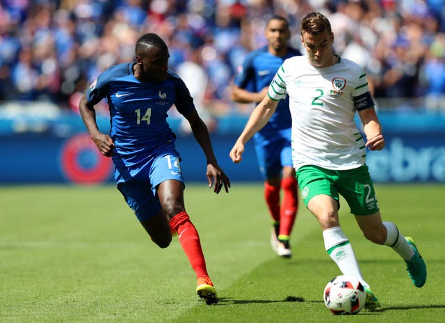 France’s Blaise Matuidi (left) and Republic of Ireland’s Seamus Coleman battle for the ball during the Euro 2016 finals