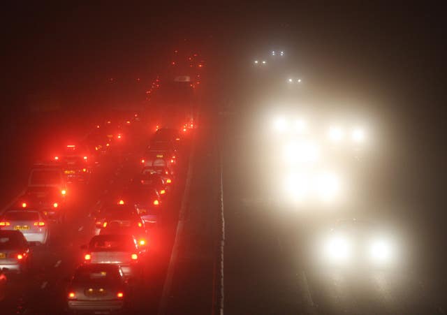 Traffic in the fog