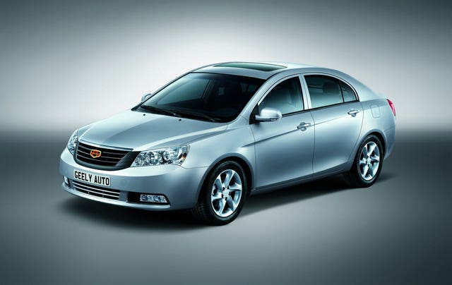 A Geely car (PA)