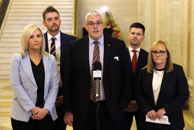 DUP leader Gavin Robinson 