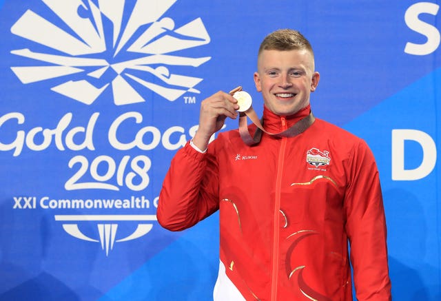 Adam Peaty won Commonwealth gold in the pool in 2018