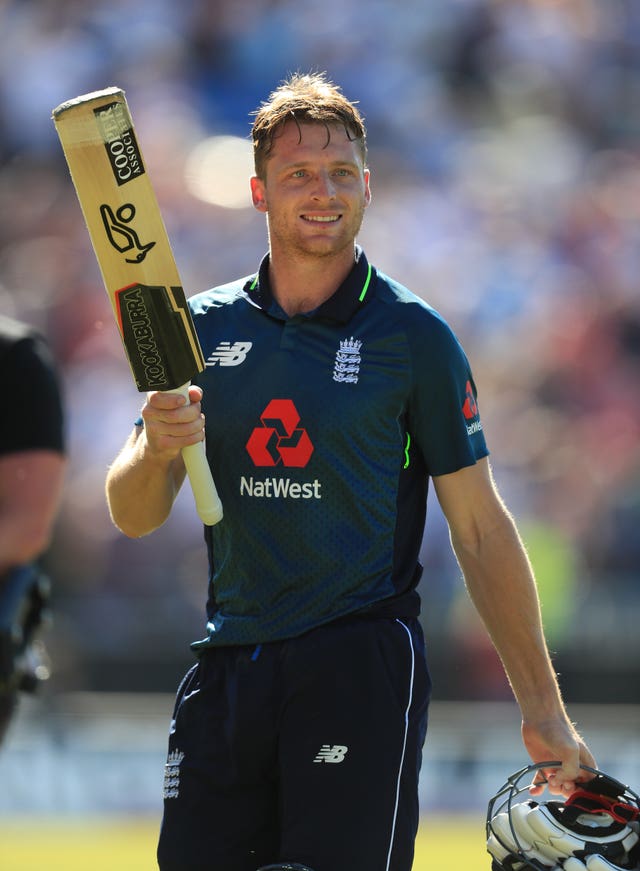 Jos Buttler's brilliant century earned England victory at Old Trafford (Mike Egerton/PA)