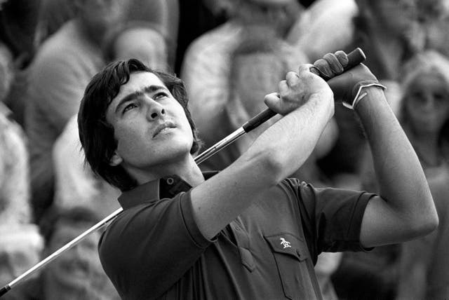 Ballesteros in action at Royal Birkdale