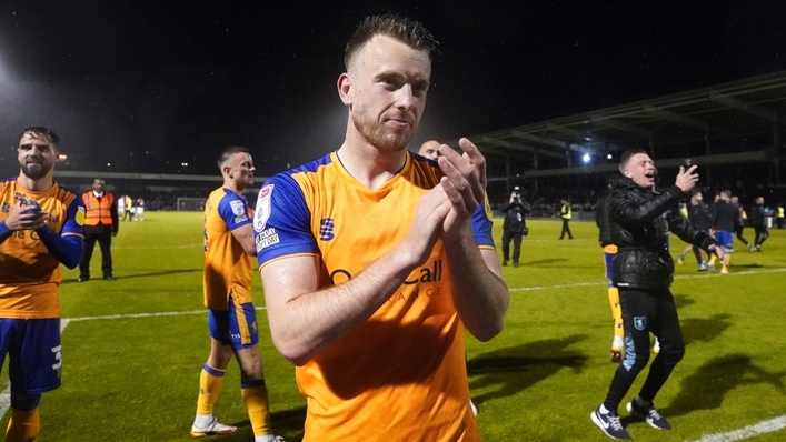 Rhys Oates equalised for Mansfield during their win at Hartlepool (Tim Goode/PA)